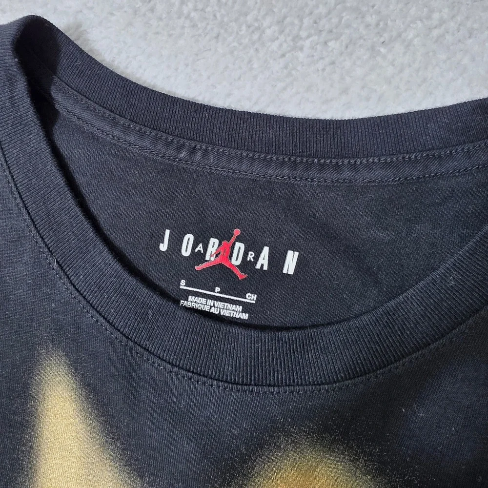 Jordan Flight Mens S T-Shirt Black Graphic Jumpman HJ6365-010 s/s
